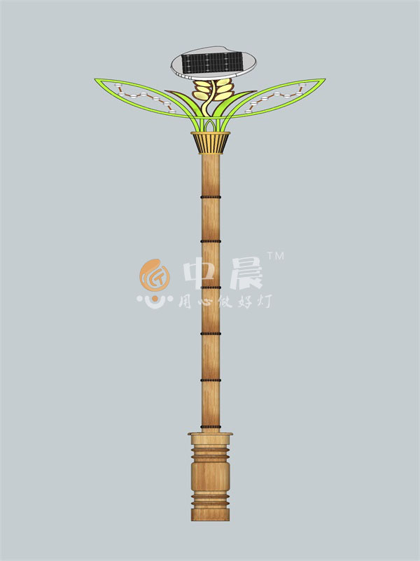 太陽(yáng)能路燈效果圖