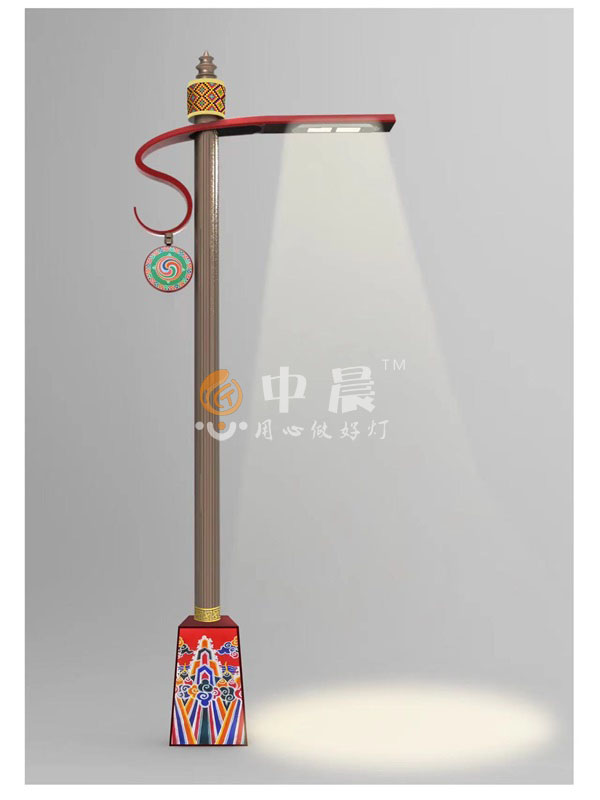 太陽(yáng)能路燈效果圖